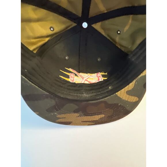 R B Otto Cap Premium Snapback 6 panel cloth Camo hat trucker - Picture 7 of 12